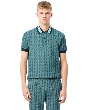 Lacoste Monogramm polo shirt - Blau