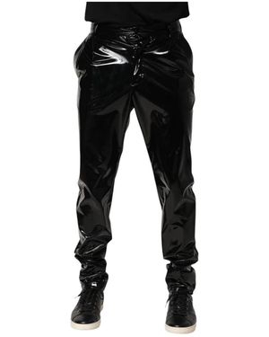 Dolce & Gabbana Slim-Fit Trousers - Black