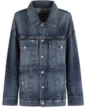 Agolde Denim Jackets - Blauw