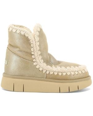 ショートブーツ・ブーティ Mou Ankle boots Beige Mou Boots for Women | Online Sale up to 60% off | Lyst