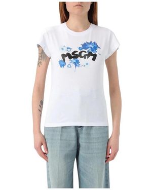 MSGM T-Shirts - Azul
