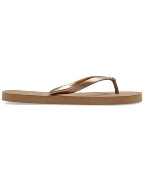 Melissa Odabash Flip Flops - Brown