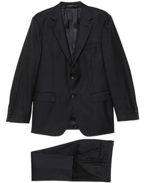 Canali Single Breasted Suits - Nero