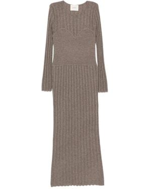 Lisa Yang Crewneck Cashmere Sweater - Grijs