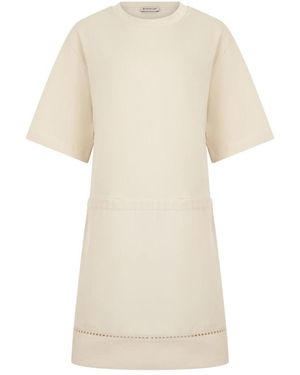 Moncler Short Dresses - Neutro