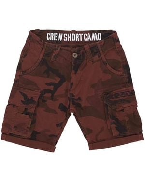 Alpha Industries Casual Shorts - Purple