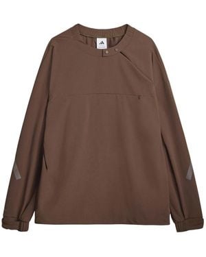 adidas Fitness ,Bruin ,Z.N.E. Uniform Half Zip Woven Track Top