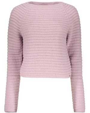 Herno Fashionable Long-Sleeve Cropped Jumper - Pink