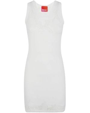 DIESEL Kleedjes ,Wit ,Short Kleedjes