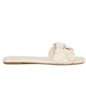 Stuart Weitzman Sliders - Wit