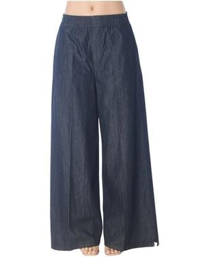 Dondup Wide Trousers - Blue