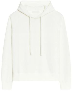 Paolo Pecora Merinowol Hoodie Trui - Wit
