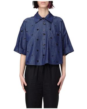 Kaos Denim Shirts - Blu