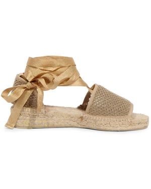 Castañer Flat Sandals - Metallic