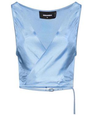 DSquared² Sleeveless Tops - Blu