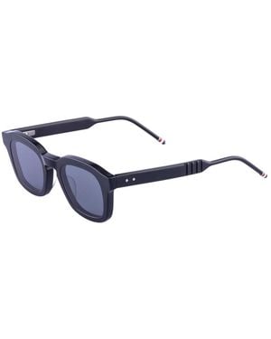 Thom Browne Acetat-Sonnenbrille Im Rechteckigen Design - Blau
