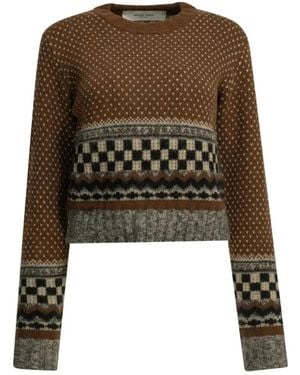 Golden Goose Round-Neck Knitwear - Green