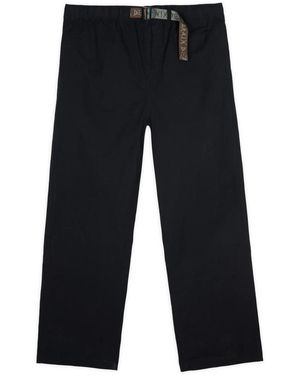 Brain Dead Schwarze Hose Mit Kordelzug Und D-Ring Schnalle - Blau