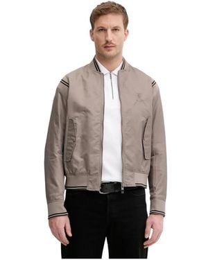 ARMANI EXCHANGE Jassen ,Polyester Satin Bomberjack - Grijs