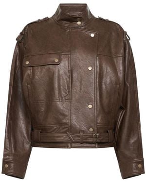 Urbancode Leather Jackets - Marrón