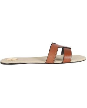 Saint Laurent Sliders - Brown