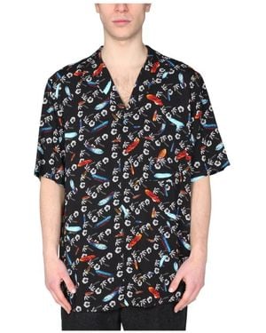 Marcelo Burlon Short Sleeve Shirts - Black
