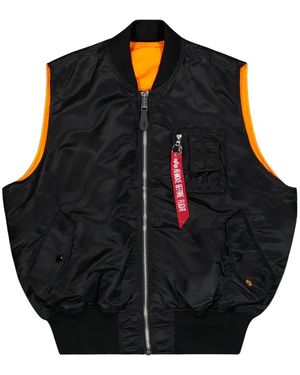 Alpha Industries Waistcoats - Black