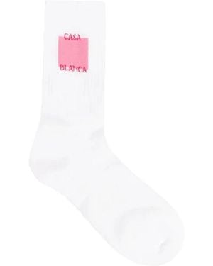 CASABLANCA Socks - Blanco