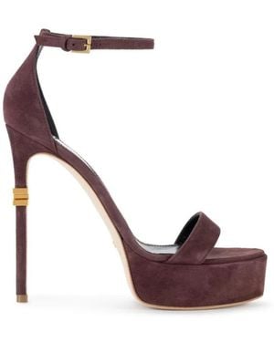 Elisabetta Franchi High Heel Sandals - Purple