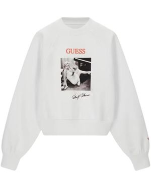 Guess Marilyn Piano Sweatshirt - Wit