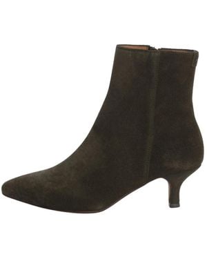Anthology Wildleder-Stiefelette Mit Hohem Absatz - Braun