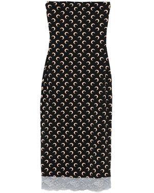 Marine Serre Midi Dresses - Negro
