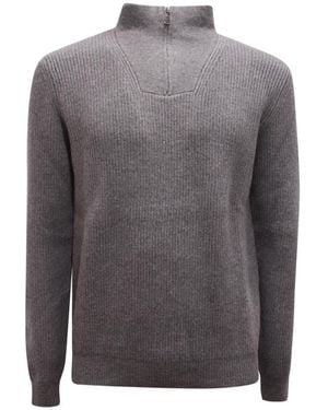 Alpha Studio Turtlenecks - Grey