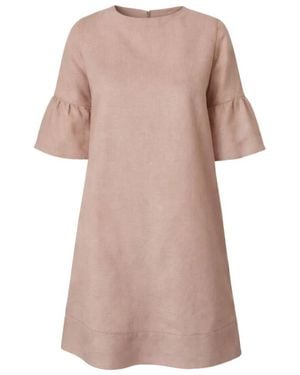 Gran Sasso Ruffled Mini Dress - Roze