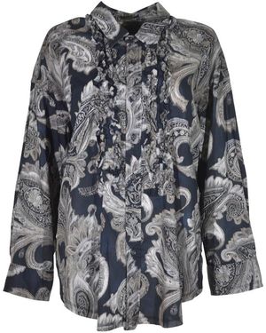 R13 Overhemden ,Veelkleurig ,Shirt - Grijs