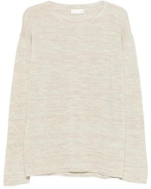 Roberto Collina Round-Neck Knitwear - Natural