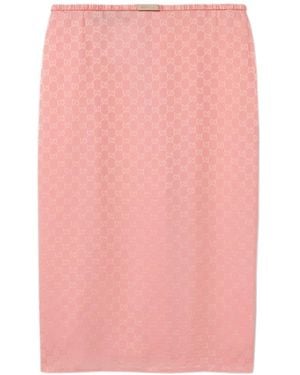 Gucci Rokken ,Roze ,Gg Midi Rok
