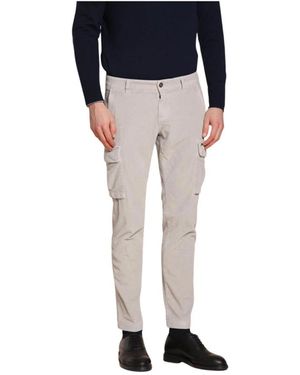Mason's Slim-Fit Trousers - Blue
