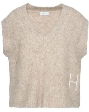 Hèst V-Neck Knitwear - Natural