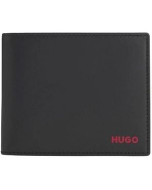 HUGO Tibby 2.0 Trifold Geldbörse - Schwarz