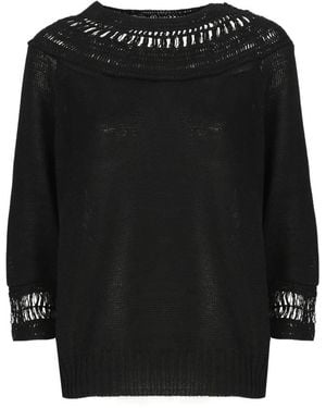 Y-3 Round-Neck Knitwear - Negro