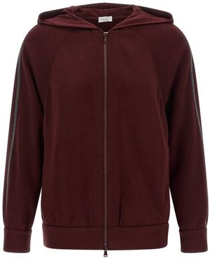 Brunello Cucinelli Zip-Throughs - Purple