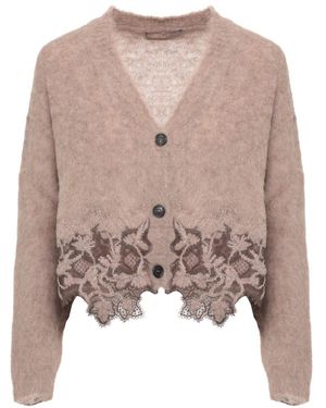 D.exterior Cardigans - Marrone