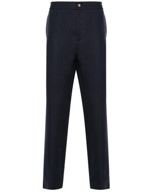 Etro Straight Trousers - Blu
