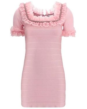 Self-Portrait Short Dresses - Pink