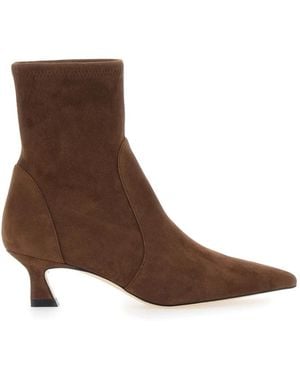 Stuart Weitzman Schoenen ,Bruin ,Leer Vinnie Bootie 50