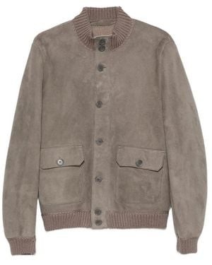 Salvatore Santoro Leather Jackets - Grey