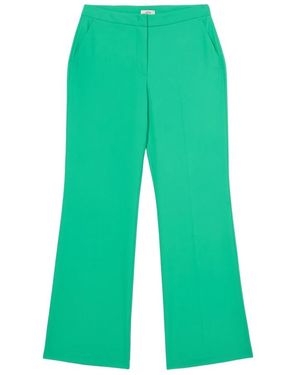 Oltre Wide Trousers - Verde