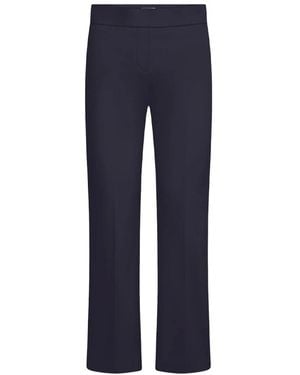 Seductive Gerade Geschnittene Hose - Blau