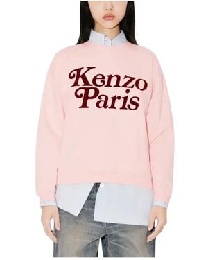 KENZO Verdy Rundhals-Sweatshirt - Rot